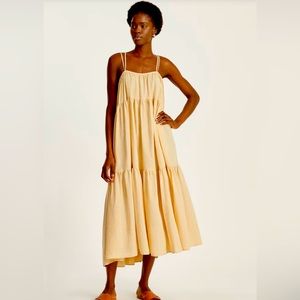 Billow Tiered Maxi Dress XS